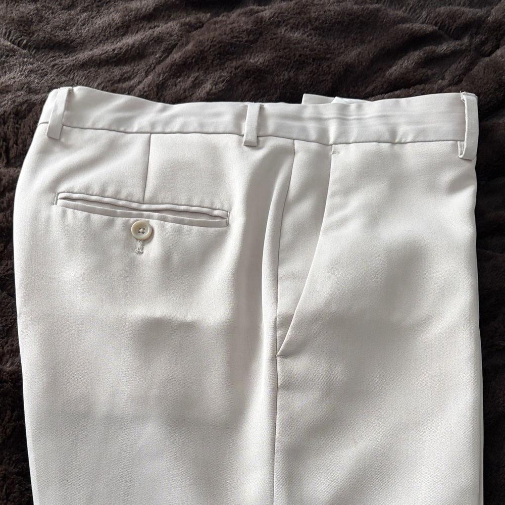 Kenneth Cole Reaction Men's Elegant Cream Pants
